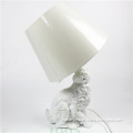 rabbit table lamp modern table light with shade for coffee shop